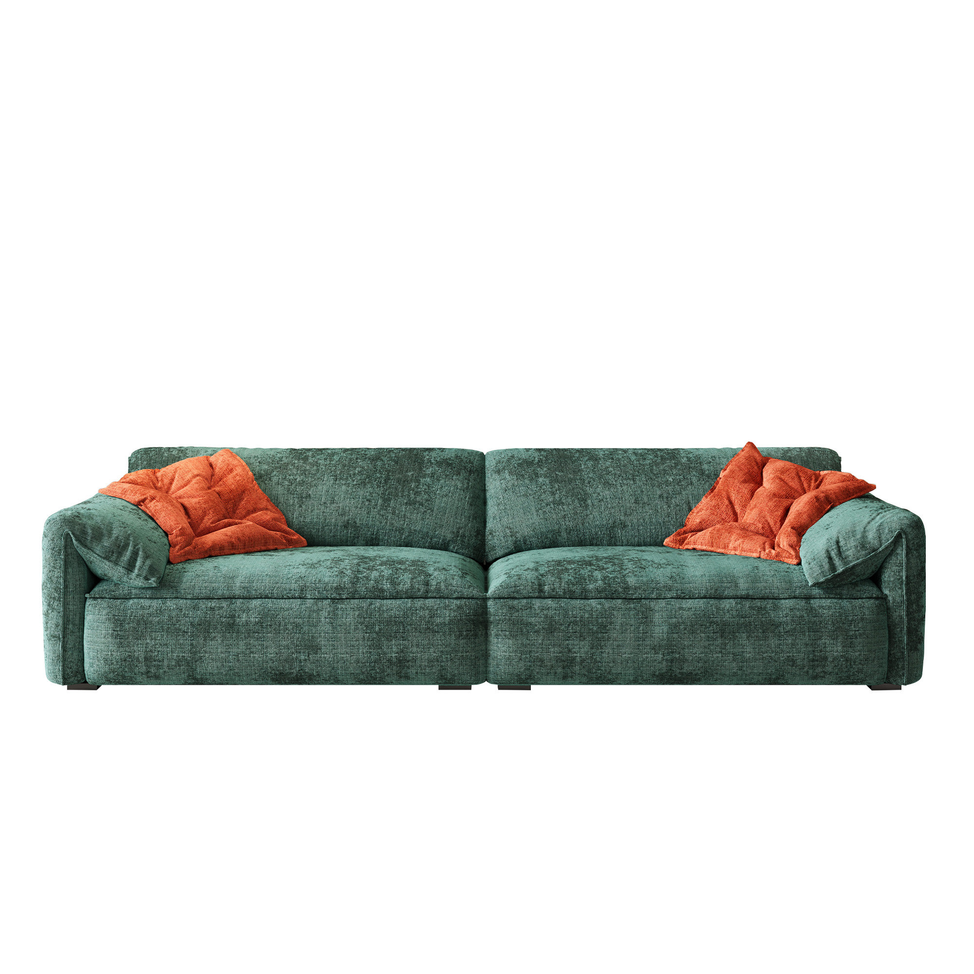 Hokku Designs Coheman 110.3'' Standard Upholstered Chenille
